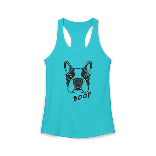 BOOP Classic - Boston Terrier - Women's Racerback Tanktop