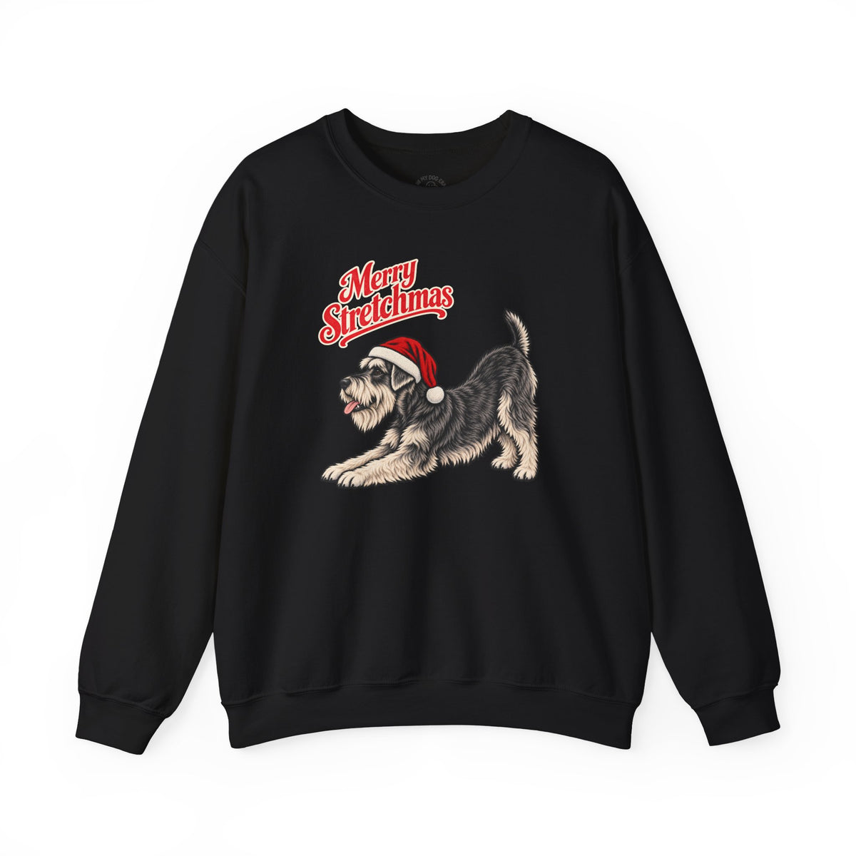 Miniature Schnauzer Christmas Sweatshirt | Merry Stretchmas