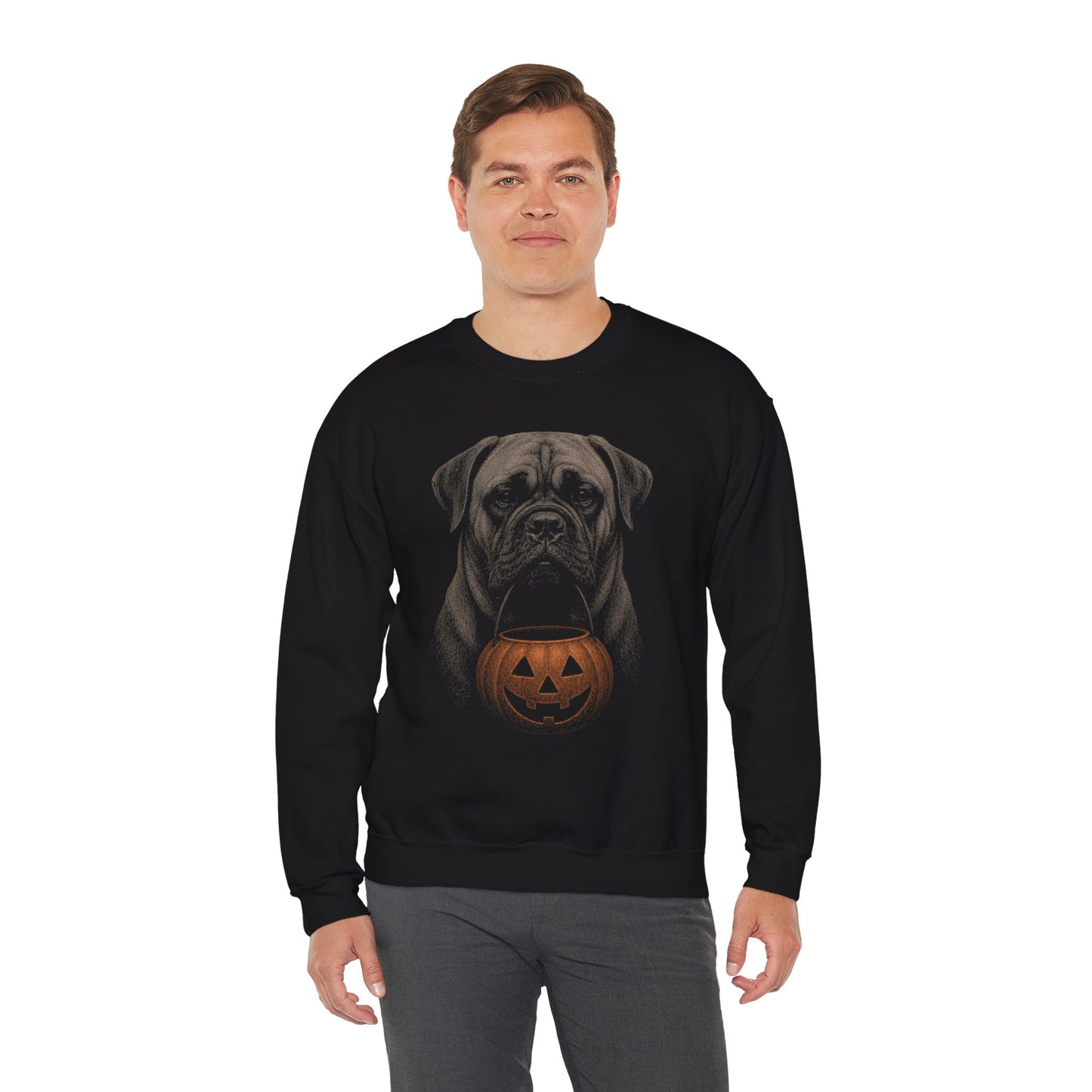 Bullmastiff Halloween Sweatshirt – Boop or Treat