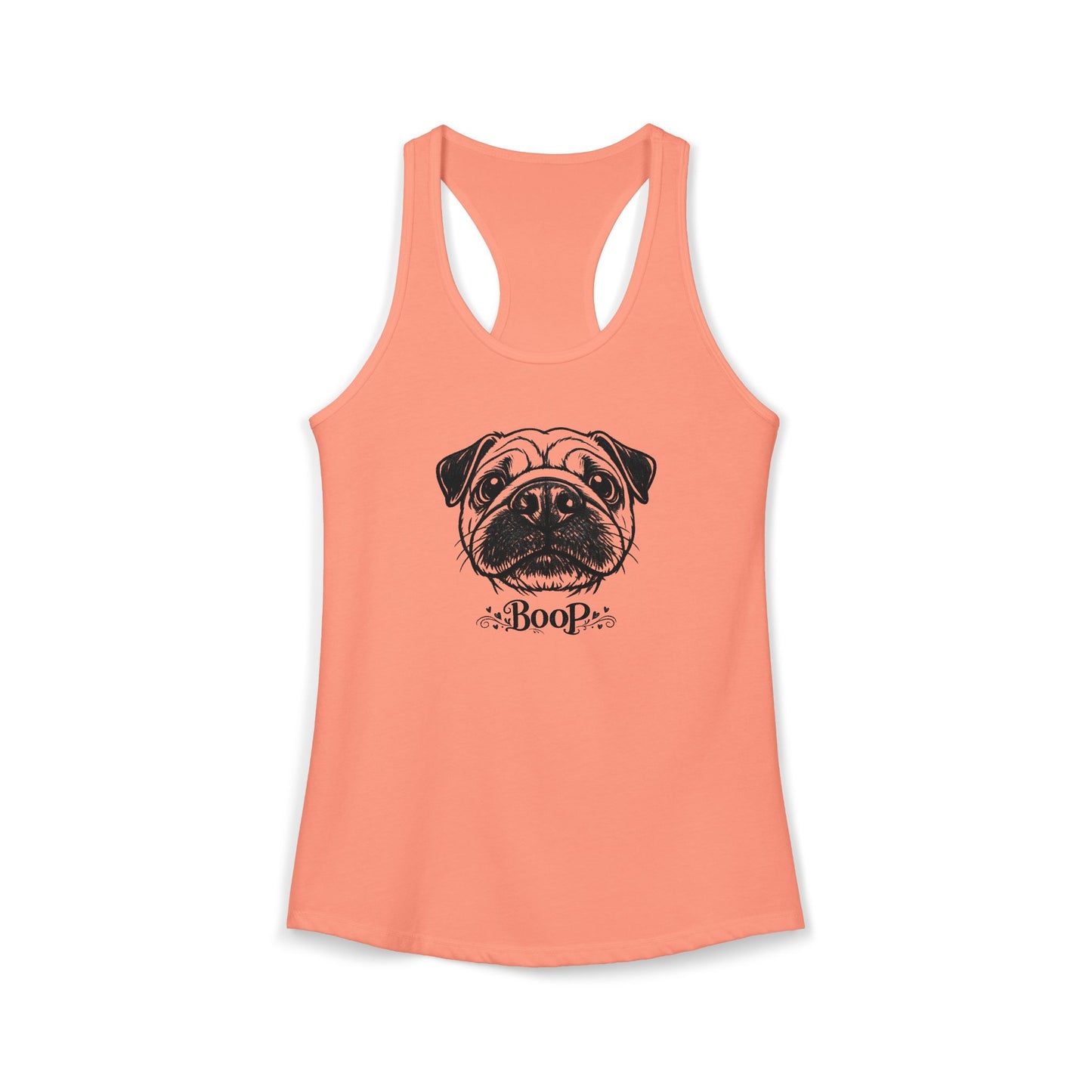 BOOP Pug - Women's Racerback Tanktop