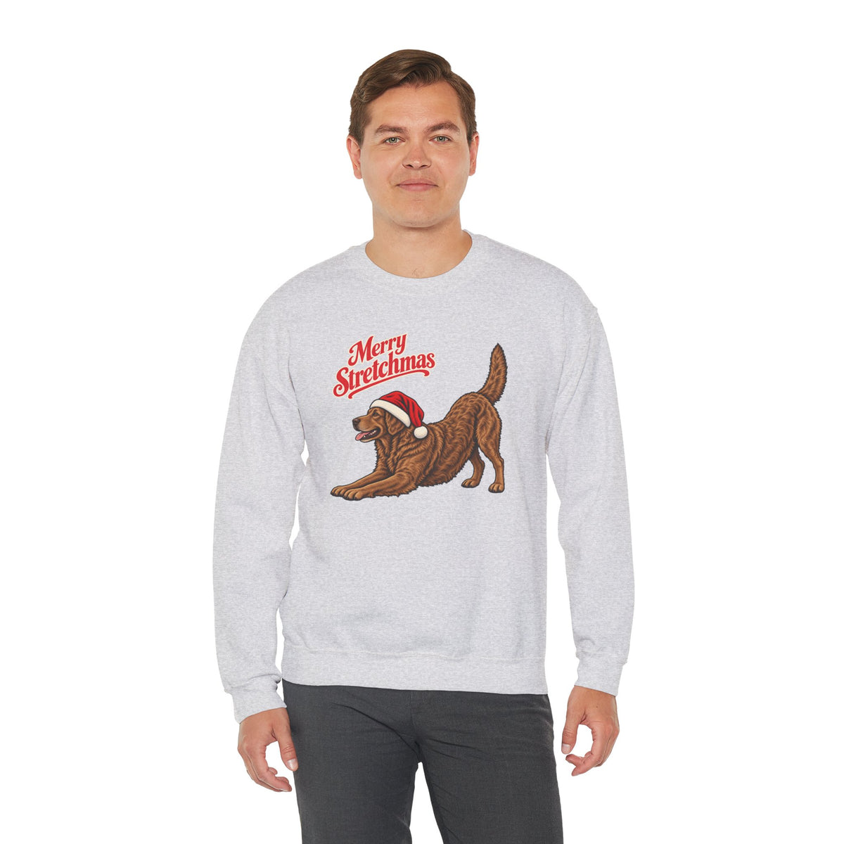 Chesapeake Bay Retriever Christmas Sweatshirt | Merry Stretchmas