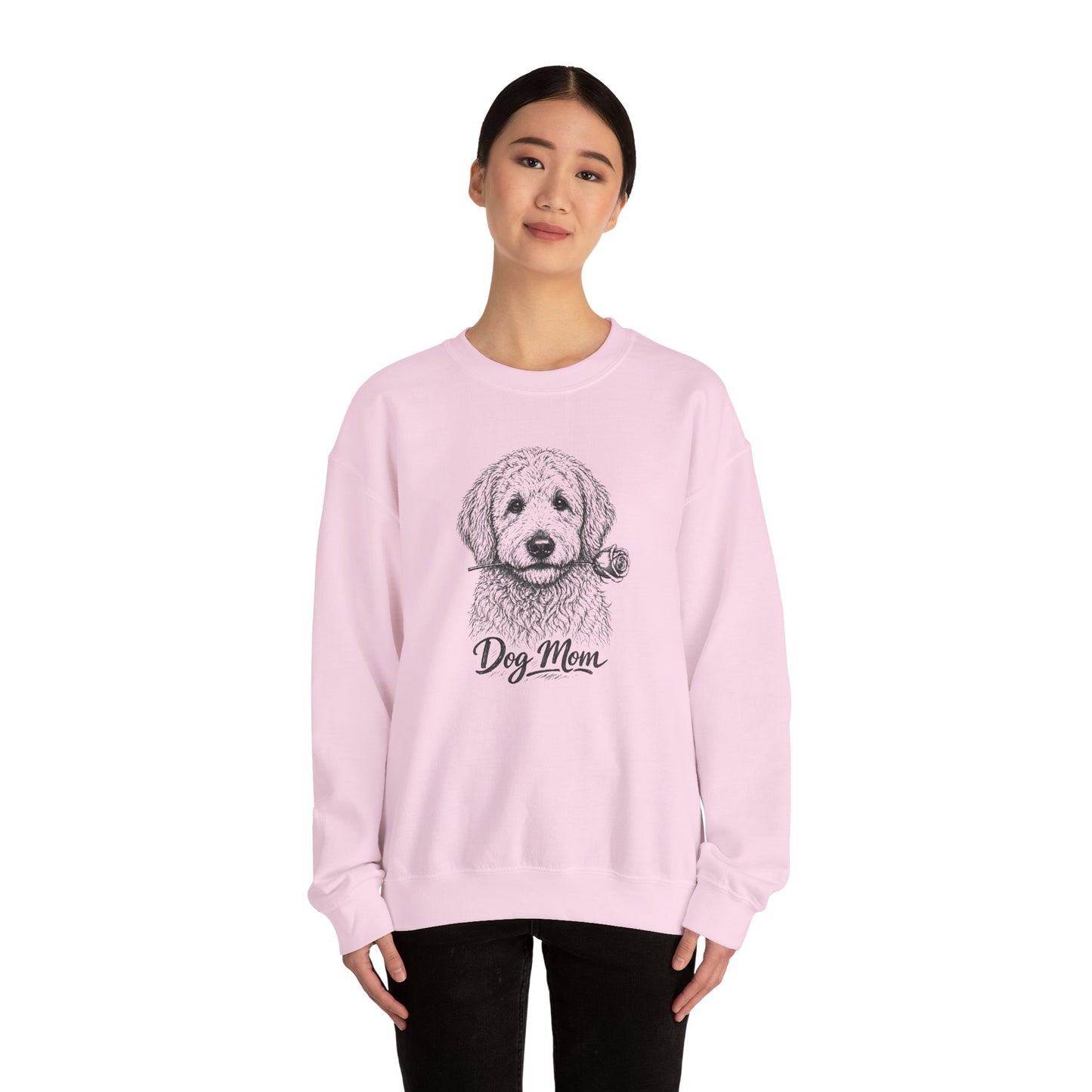 Goldendoodle Dog Mom Sweatshirt (Rose Collection)