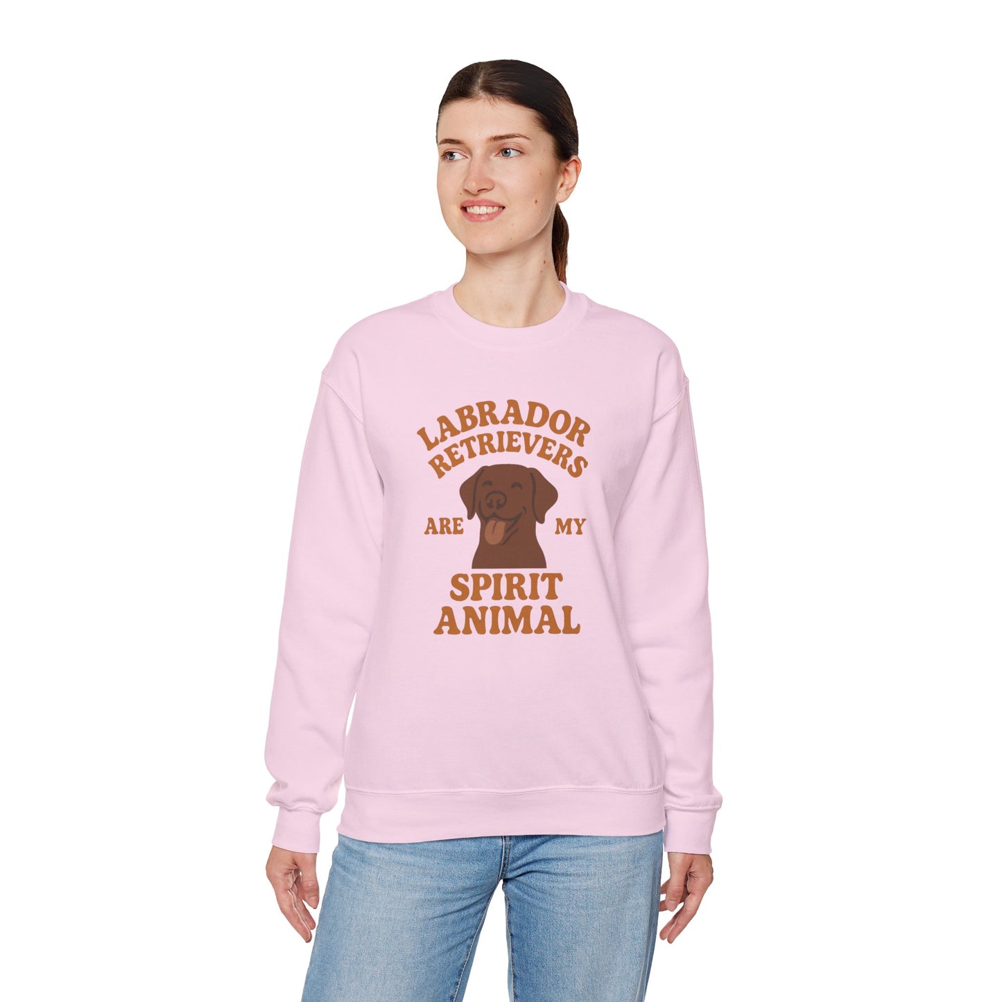 Chocolate Lab Labrador Retrievers Are My Spirit Animal Sweatshirt