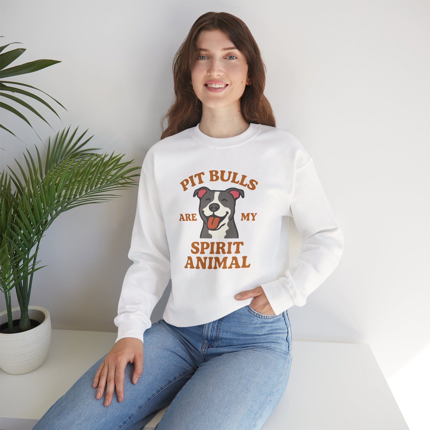 Pit Bulls Are My Spirit Animal Sweatshirt