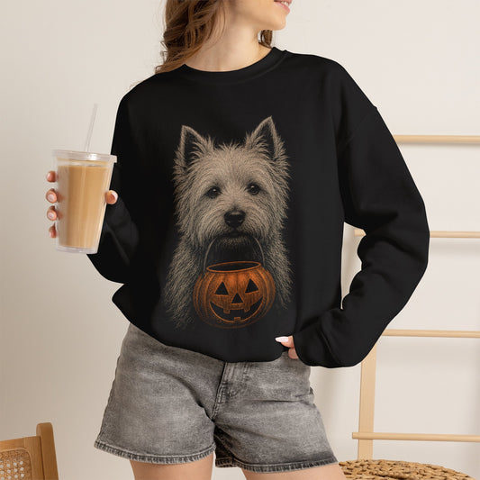 West Highland Terrier Halloween Sweatshirt – Boop or Treat