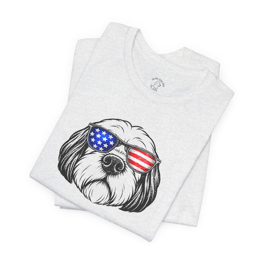 Red, White & BOOP Shih Tzu T-Shirt
