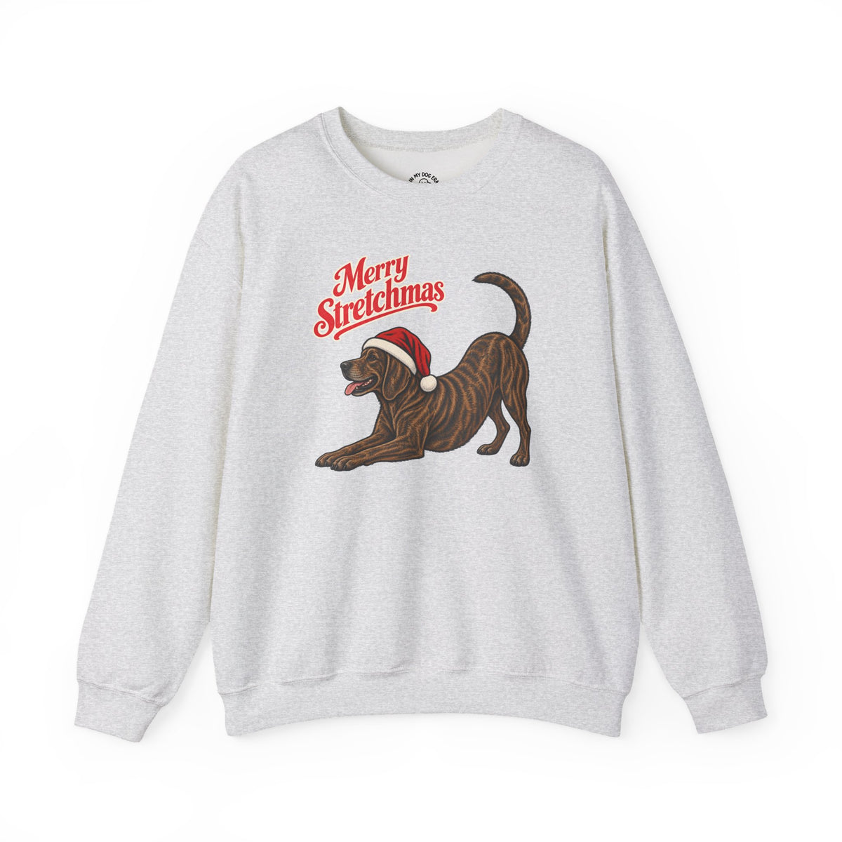 Plott Hound Christmas Sweatshirt | Merry Stretchmas
