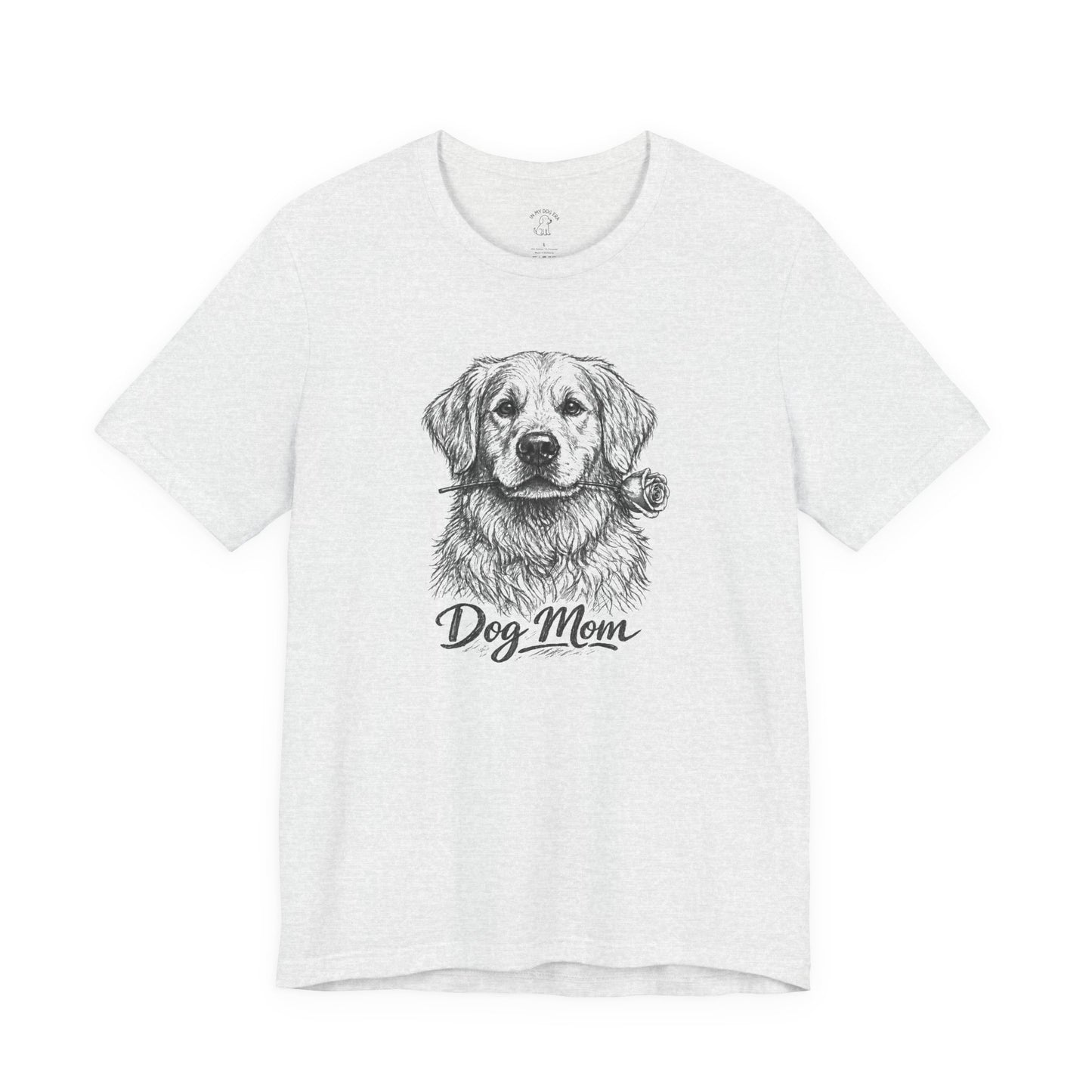 Golden Retriever Dog Mom T-Shirt (Rose Collection)