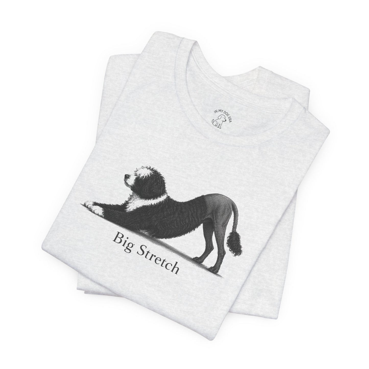 Big Stretch Portuguese Water Dog T-Shirt (Lion Cut)