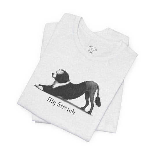 Big Stretch Portuguese Water Dog T-Shirt (Lion Cut)