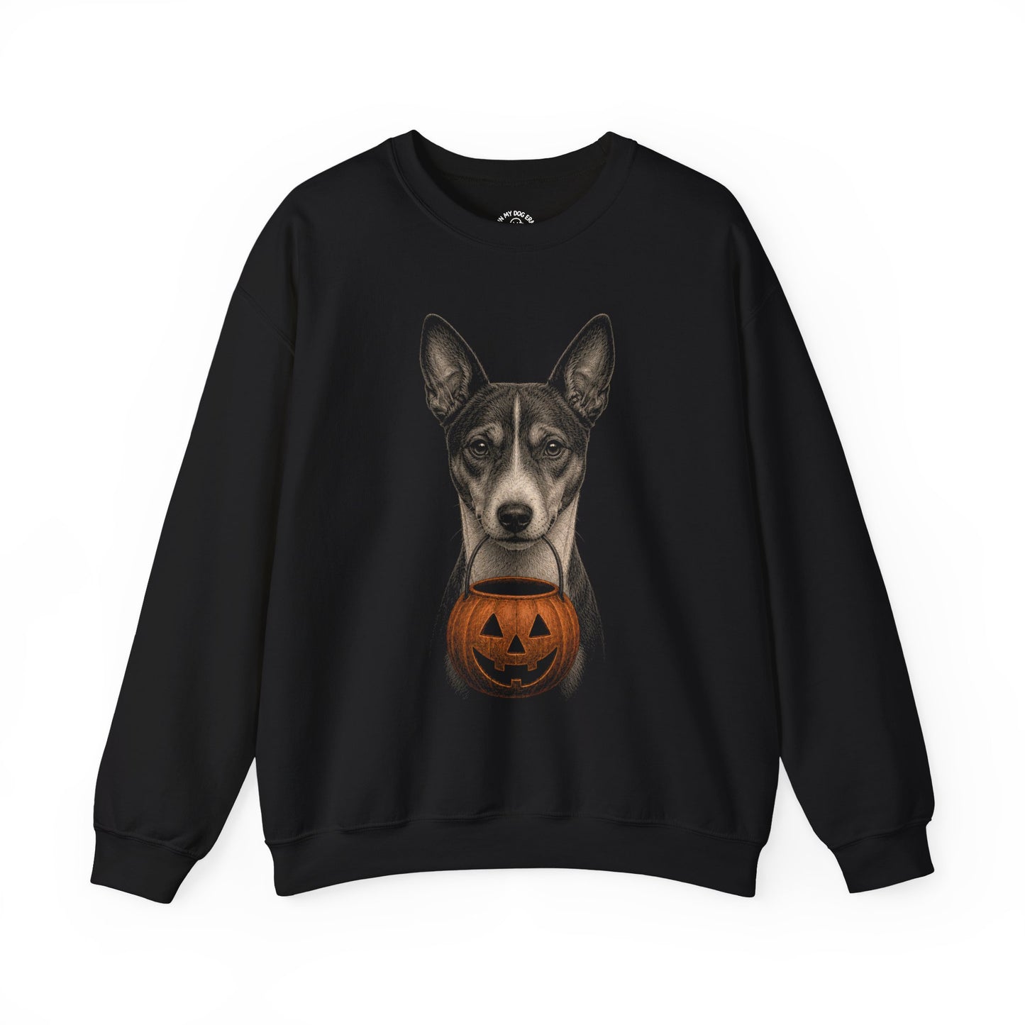 Basenji Halloween Sweatshirt – Boop or Treat
