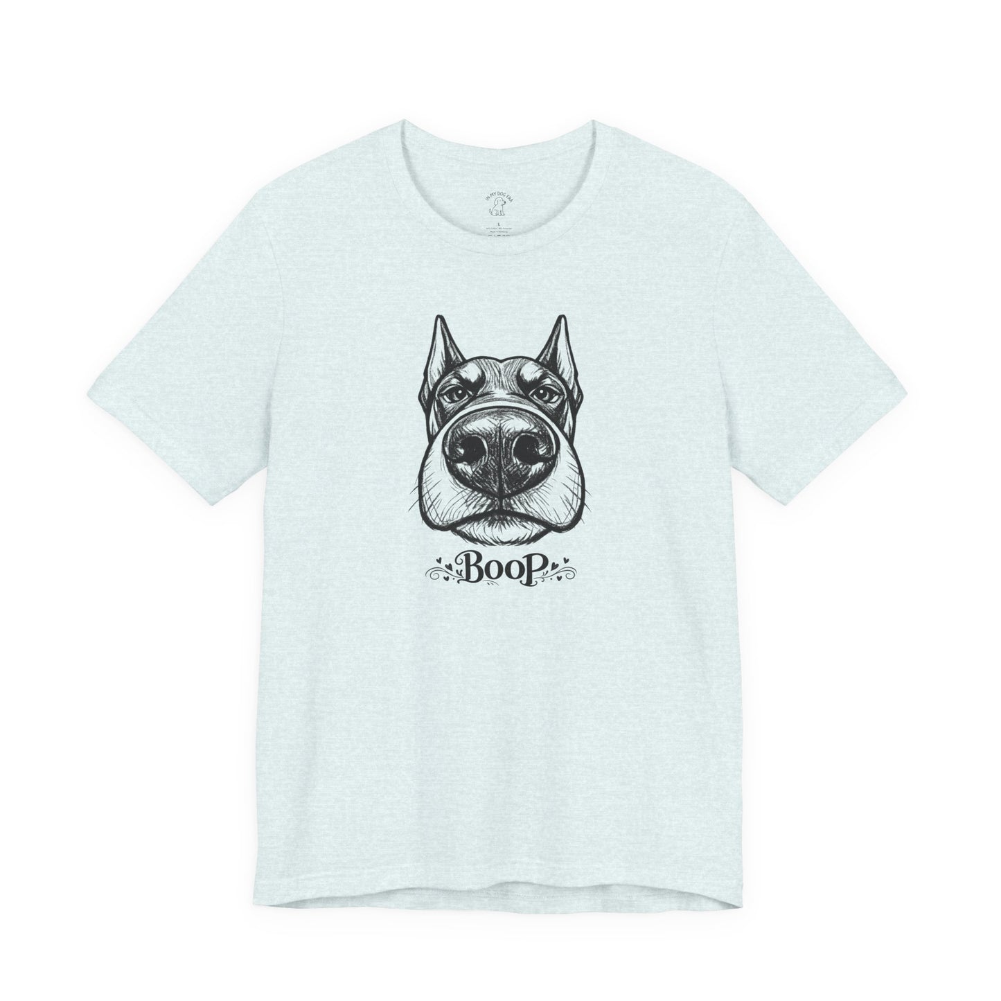 BOOP Doberman - Unisex T-Shirt (Cropped Ears)