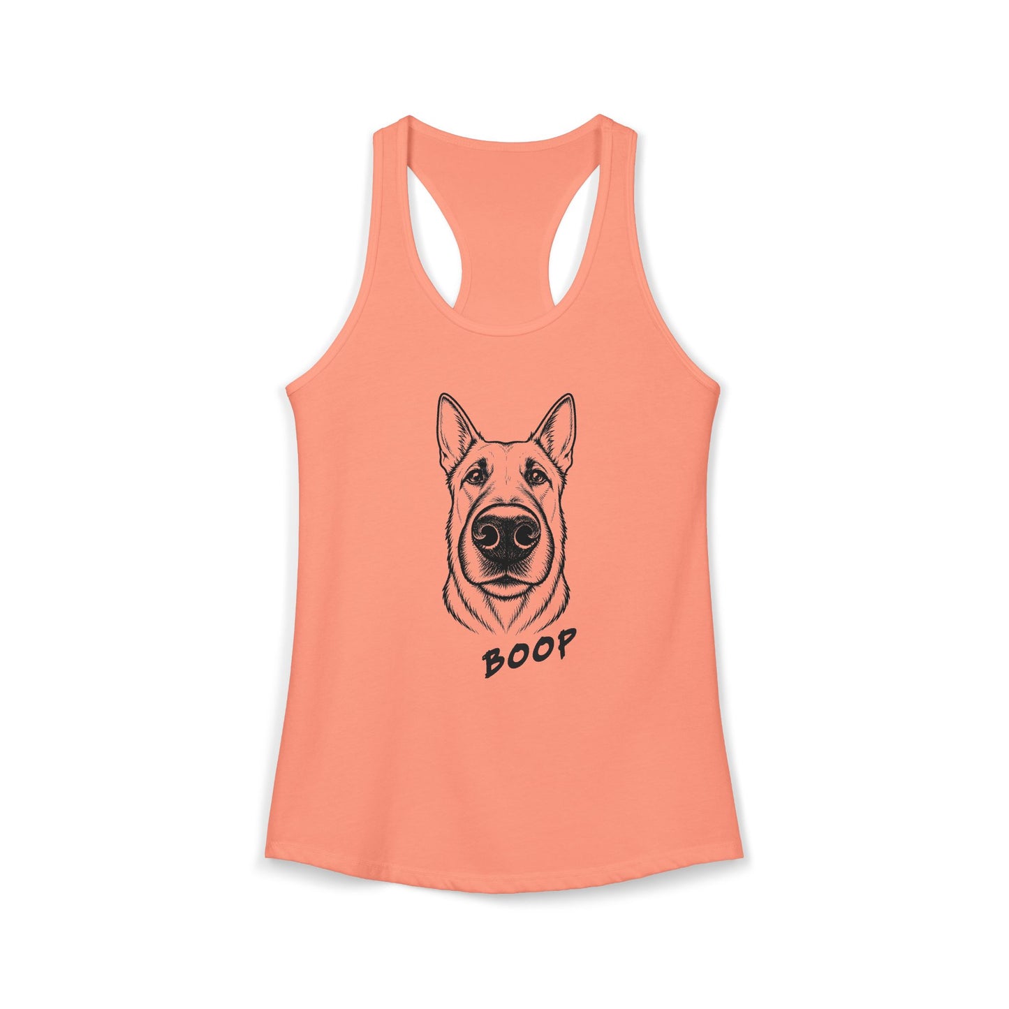 BOOP Classic - Belgian Malinois - Women's Racerback Tanktop