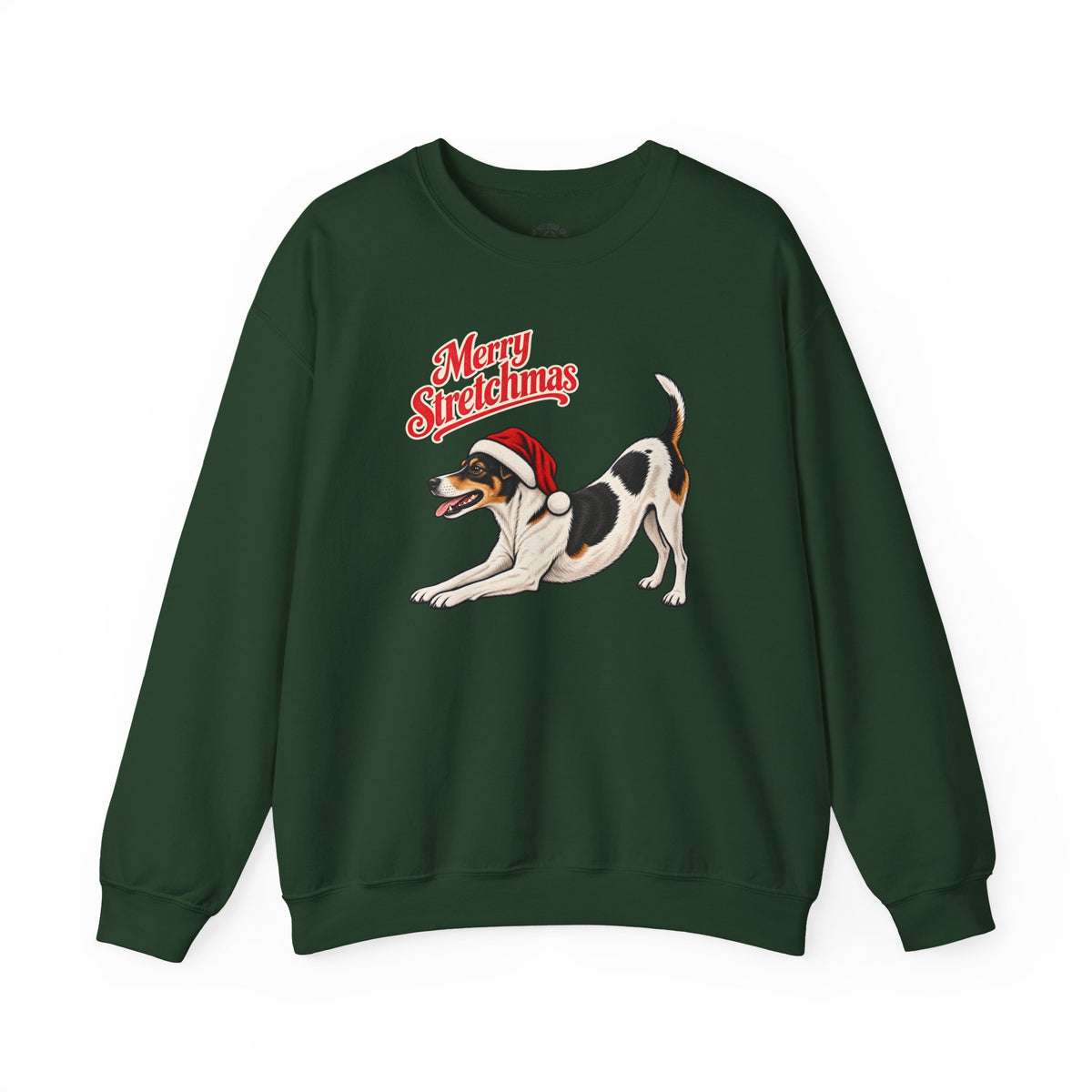 Rat Terrier Christmas Sweatshirt | Merry Stretchmas