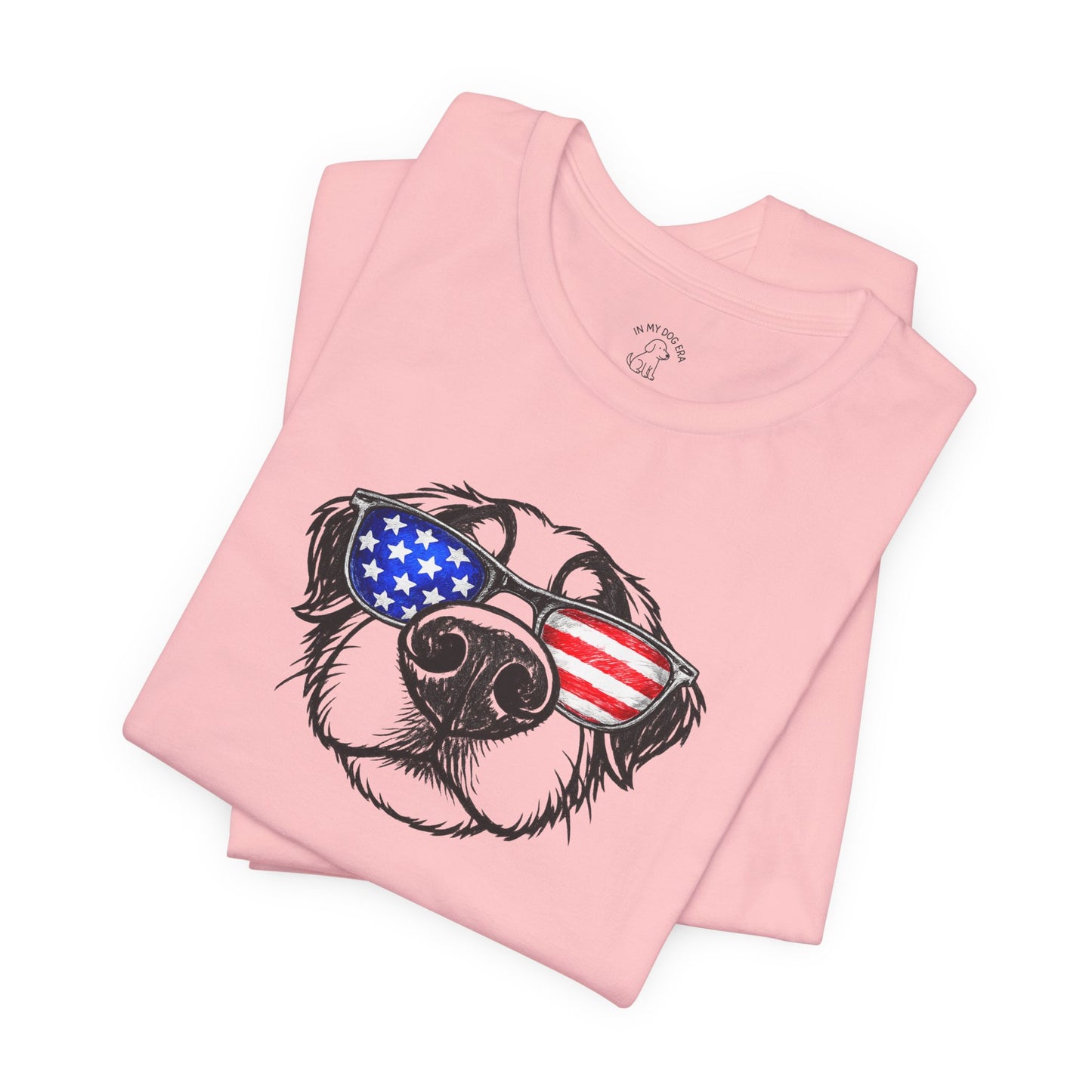 Red, White & BOOP Bernese Mountain Dog T-Shirt