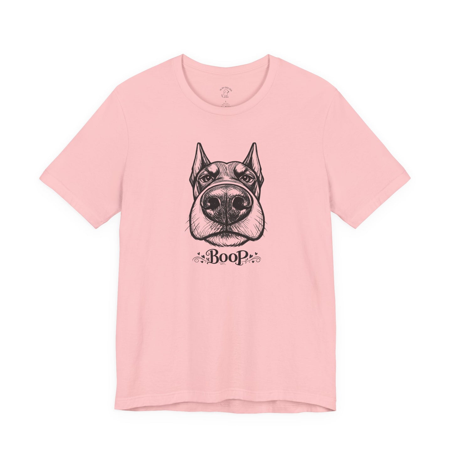 BOOP Doberman - Unisex T-Shirt (Cropped Ears)