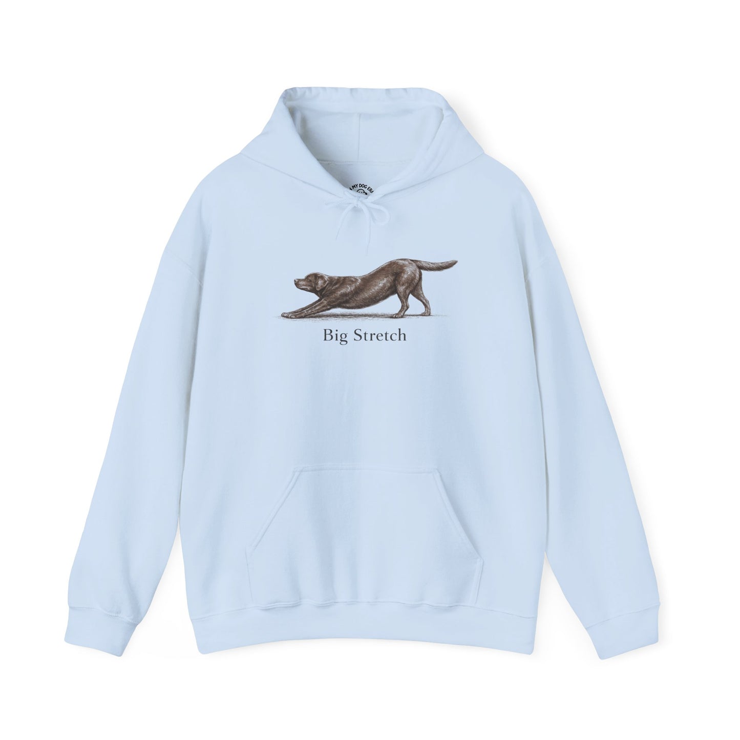 Big Stretch Chocolate Labrador Retriever - Hoodie