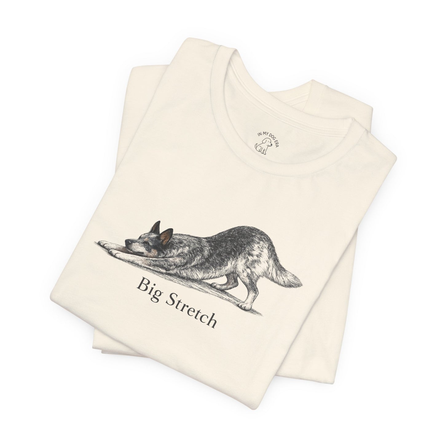 Big Stretch Australian Cattle Dog T-Shirt (Blue Heeler)