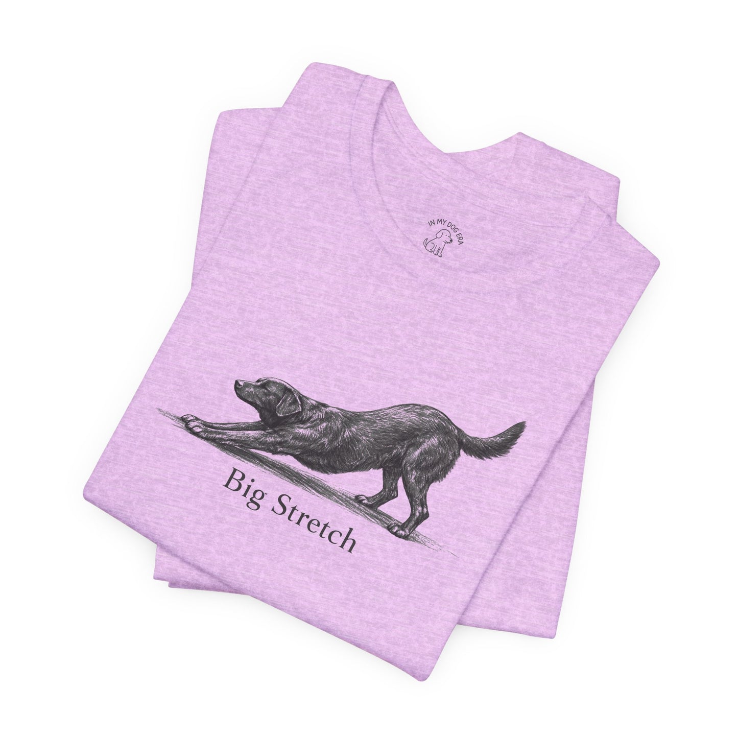 Big Stretch Black Labrador Retriever T-Shirt