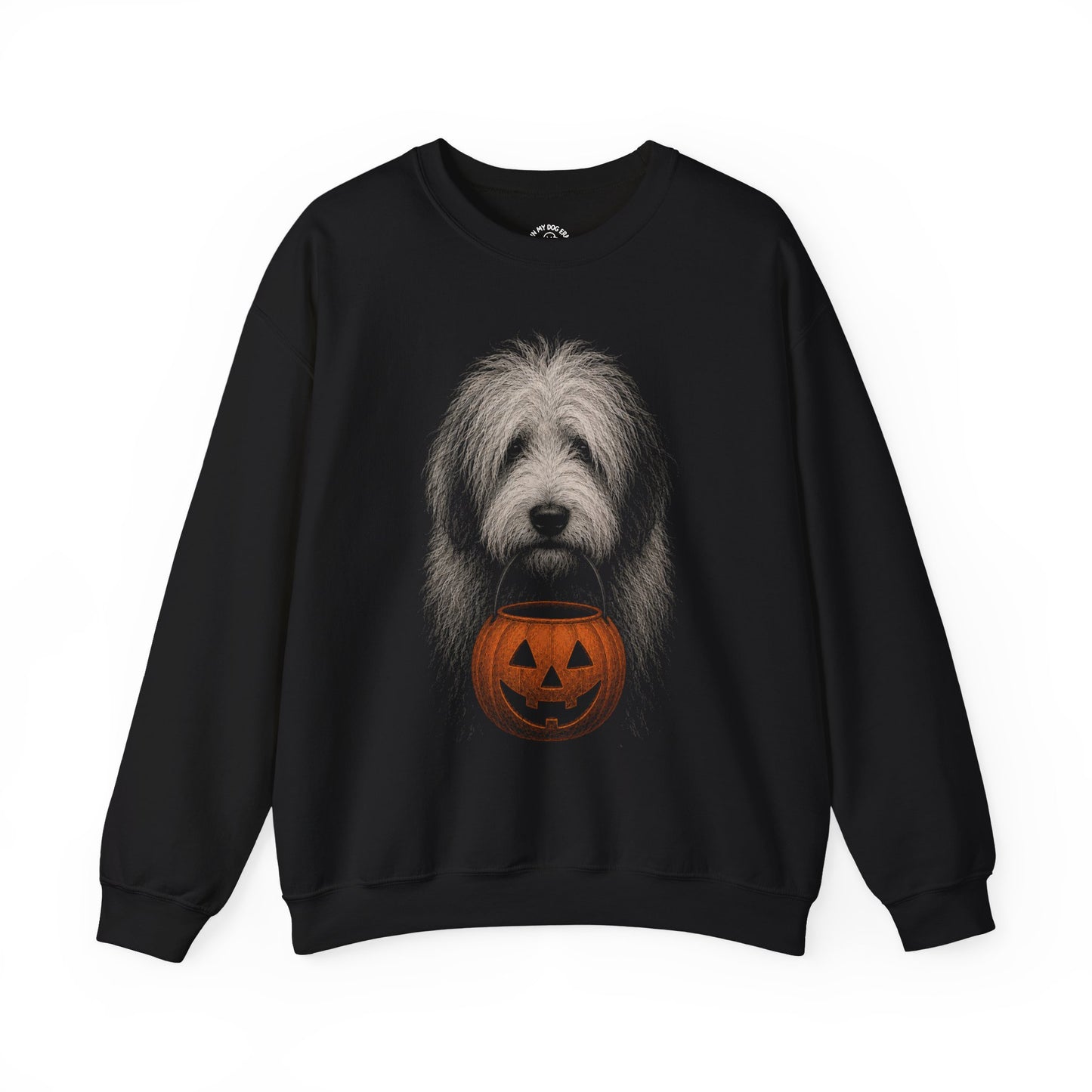 Old English Sheepdog Halloween Sweatshirt – Boop or Treat