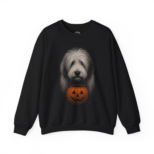 Old English Sheepdog Halloween Sweatshirt – Boop or Treat