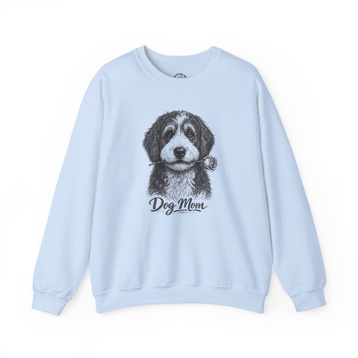 Bernedoodle Dog Mom Sweatshirt (Rose Collection)