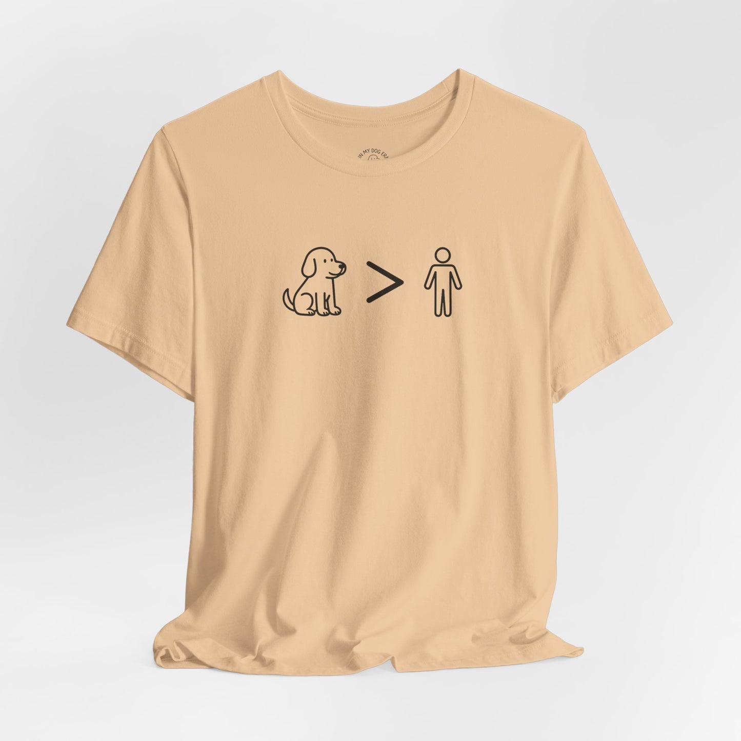 Dogs Greater Than Humans - Unisex Dog Lover T-Shirt