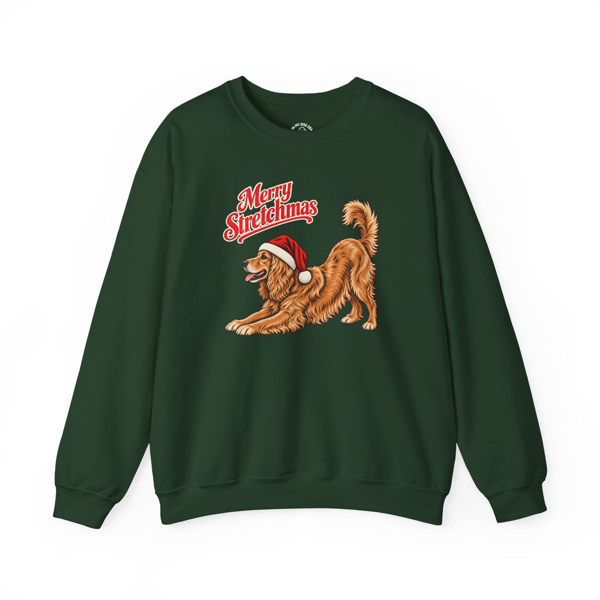 English Cocker Spaniel Christmas Sweatshirt | Merry Stretchmas