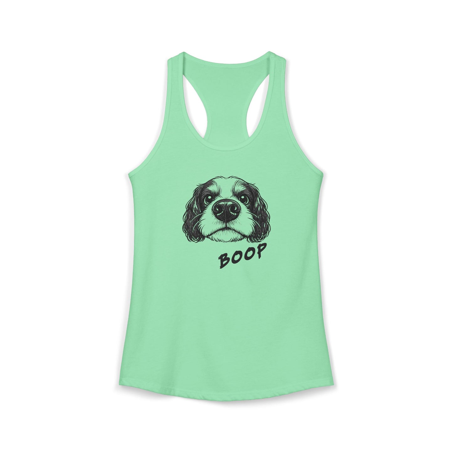 BOOP Classic - Cavalier King Charles Spaniel - Women's Racerback Tanktop