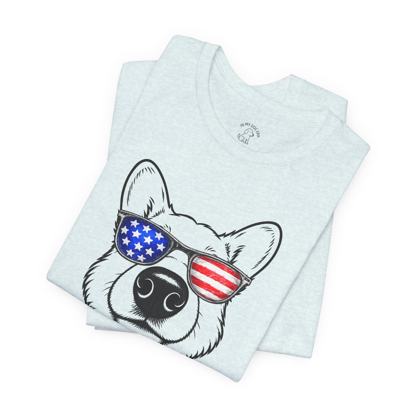 Red, White & BOOP Corgi T-Shirt