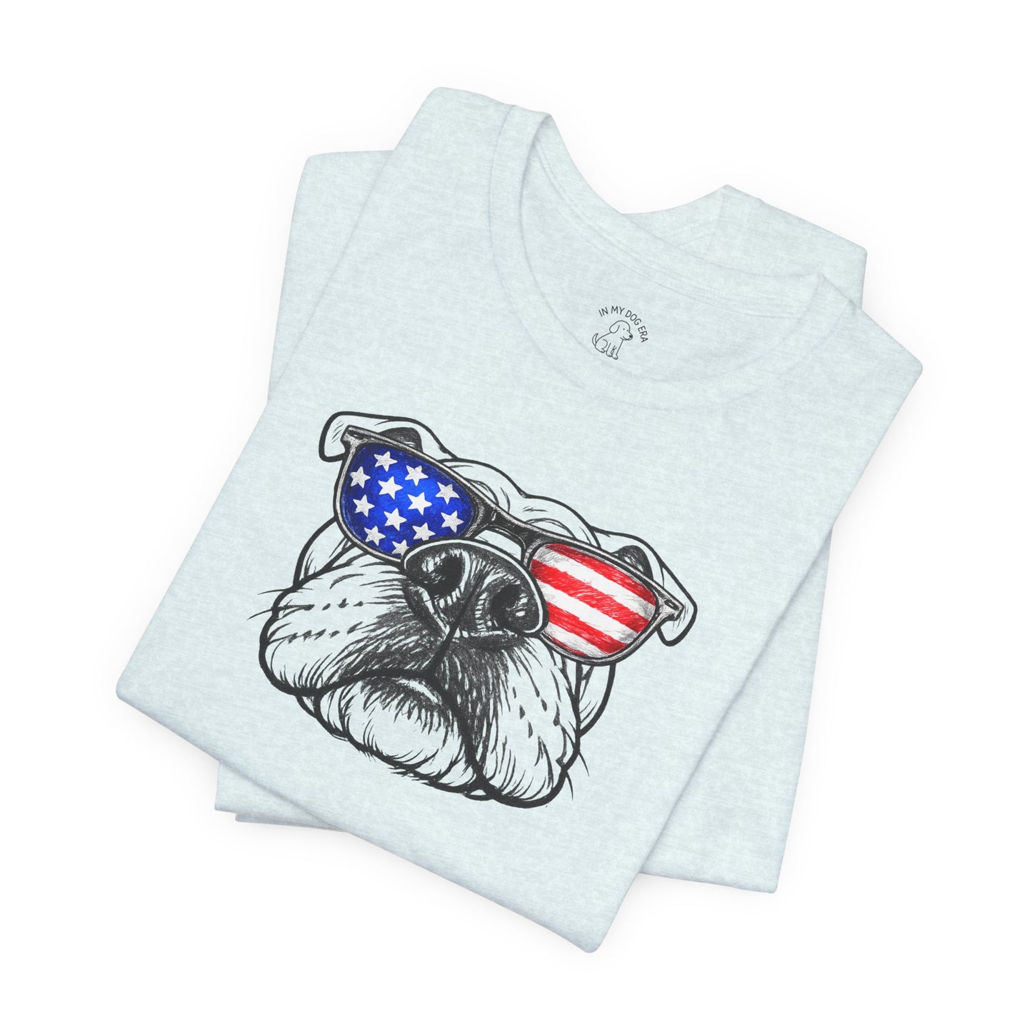 Red, White & BOOP English Bulldog T-Shirt