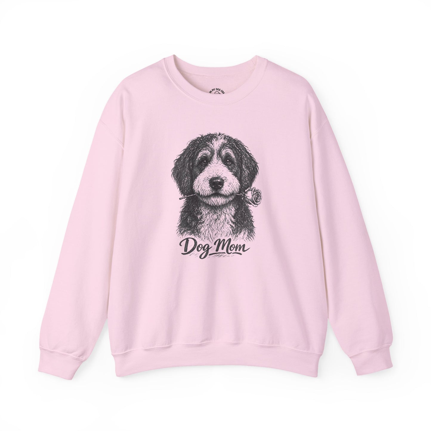 Bernedoodle Dog Mom Sweatshirt (Rose Collection)