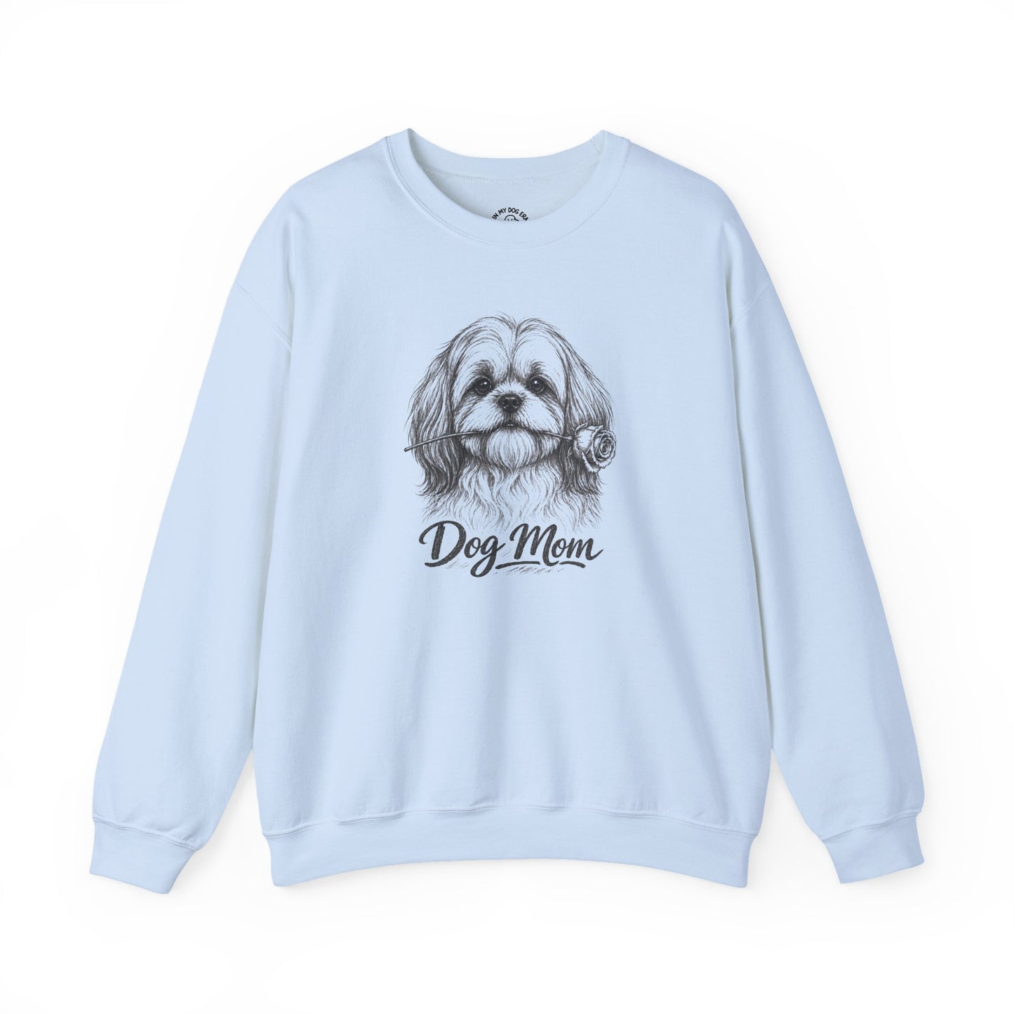 Shih Tzu Dog Mom Sweatshirt (Rose Collection)