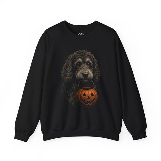 Bernedoodle Halloween Sweatshirt – Boop or Treat