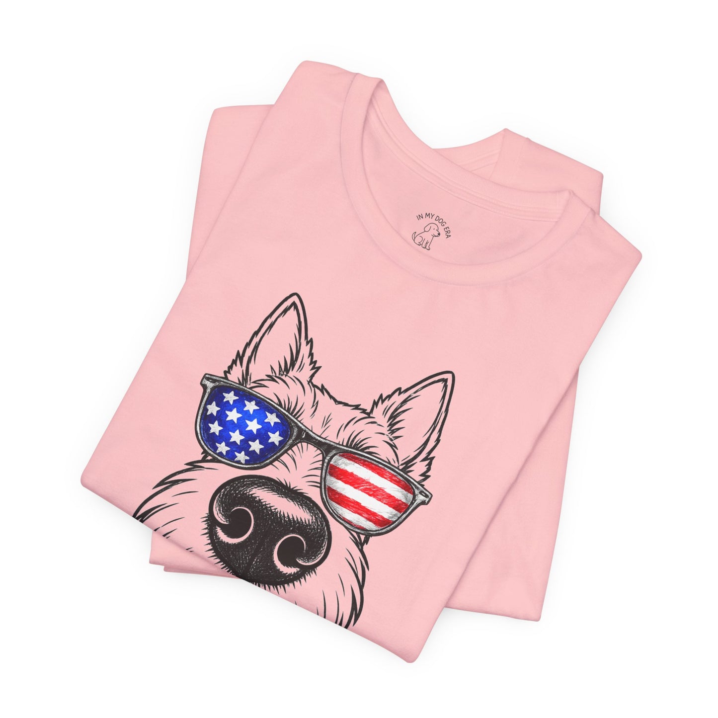 Red, White & BOOP Scottish Terrier T-Shirt