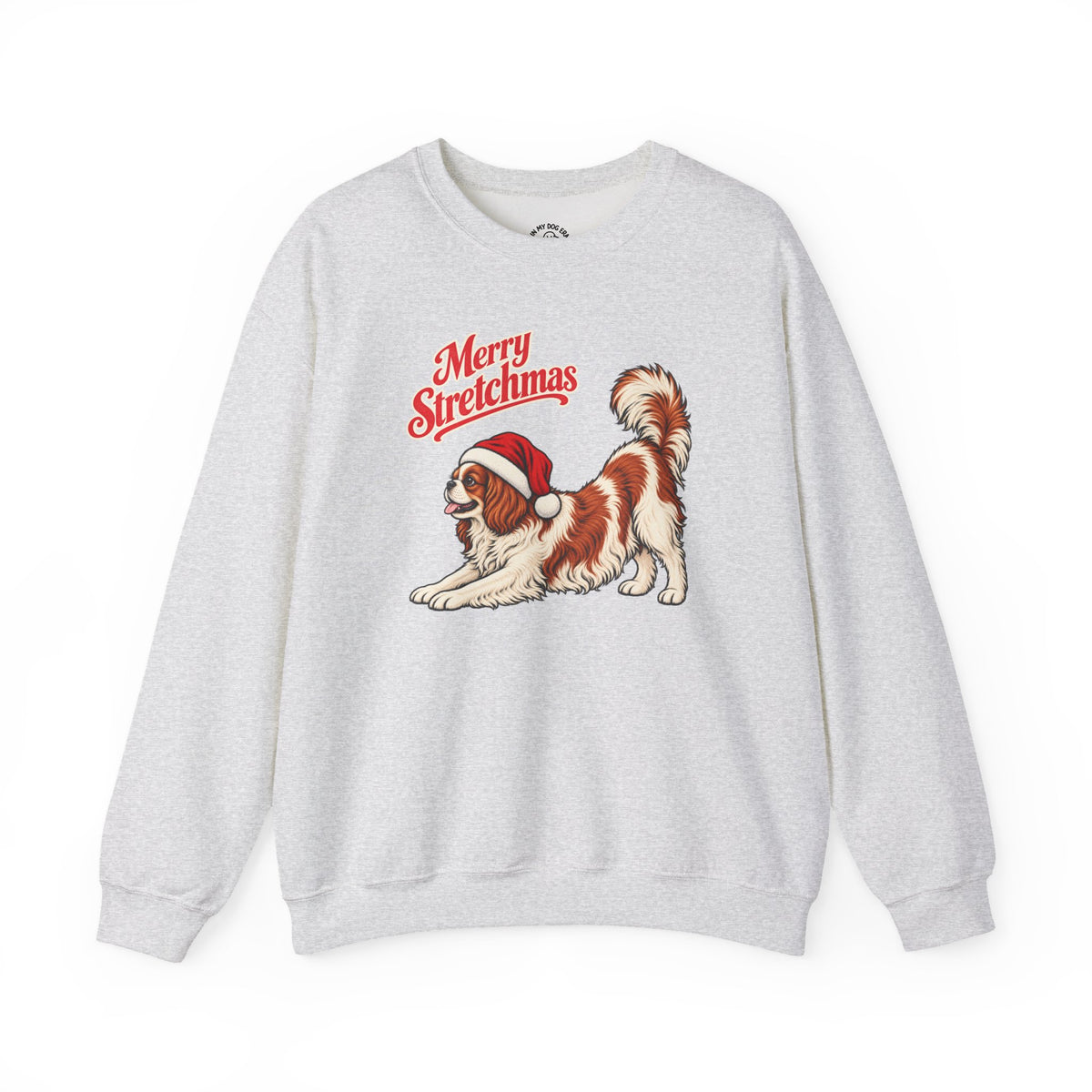 English Toy Spaniel Christmas Sweatshirt | Merry Stretchmas