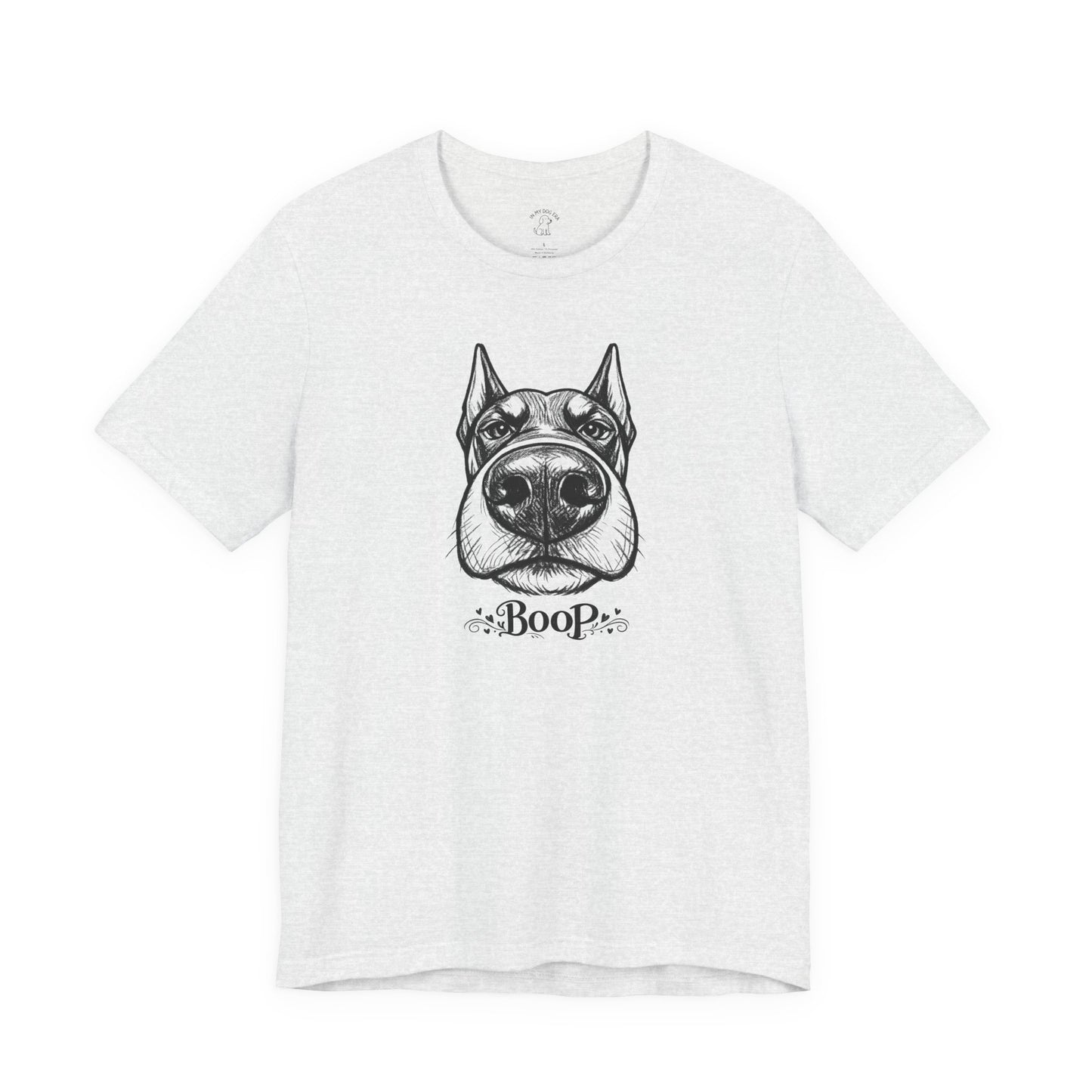 BOOP Doberman - Unisex T-Shirt (Cropped Ears)
