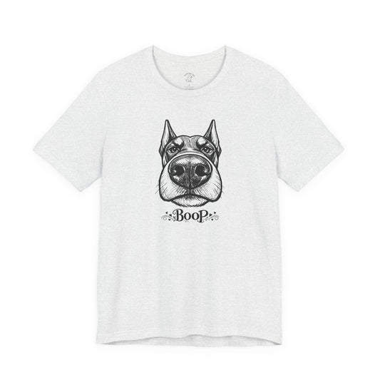BOOP Doberman - Unisex T-Shirt (Cropped Ears)