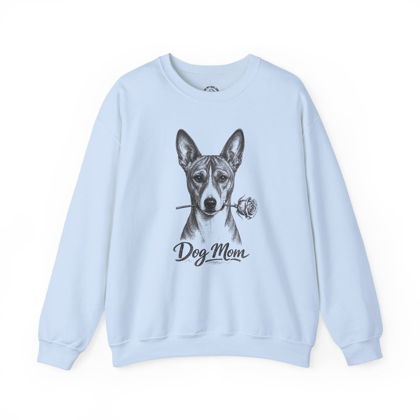 Basenji Dog Mom Sweatshirt (Rose Collection)