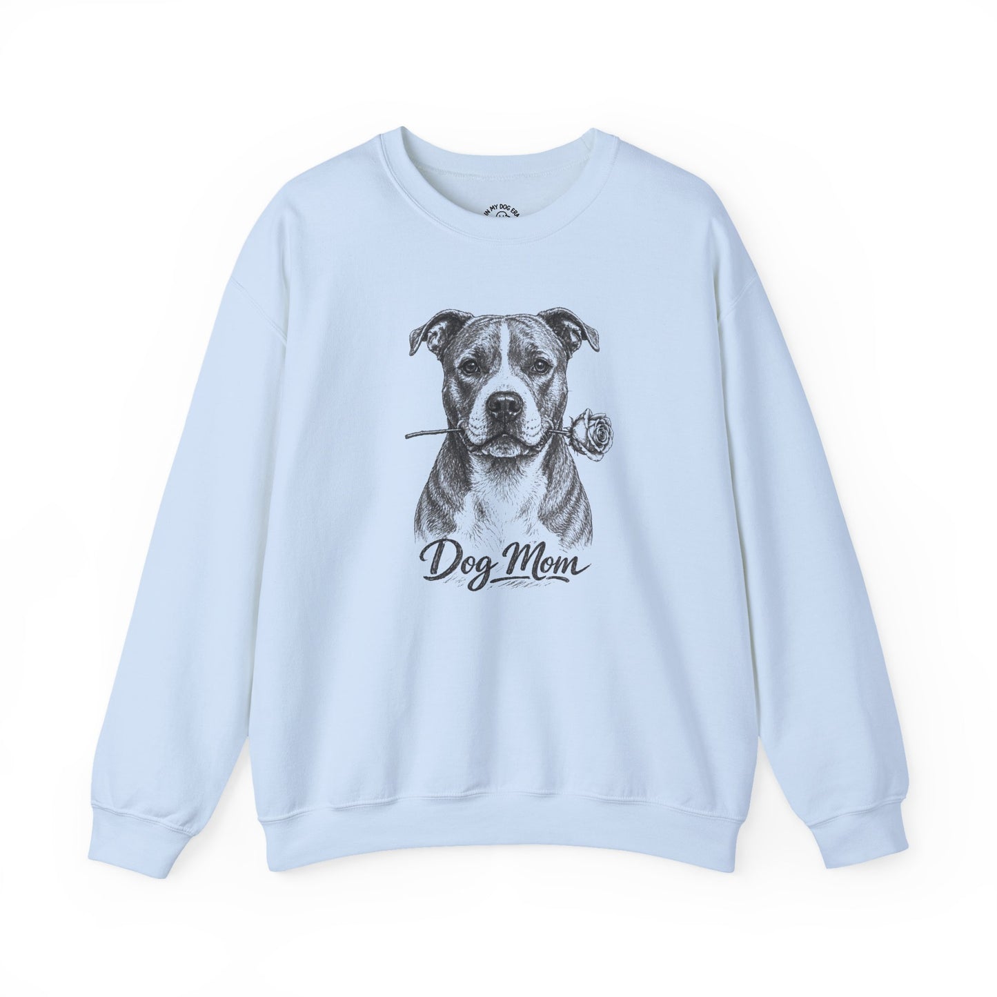 American Staffordshire Terrier Dog Mom Sweatshirt (Rose Collection)