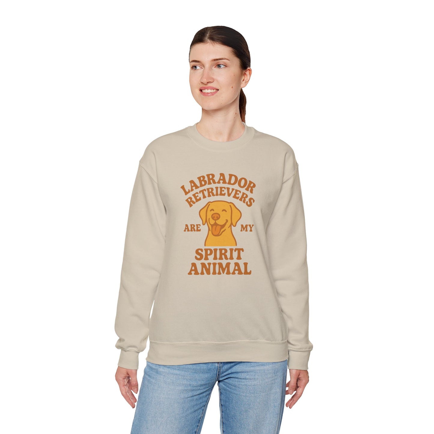 Yellow Lab Labrador Retrievers Are My Spirit Animal Sweatshirt