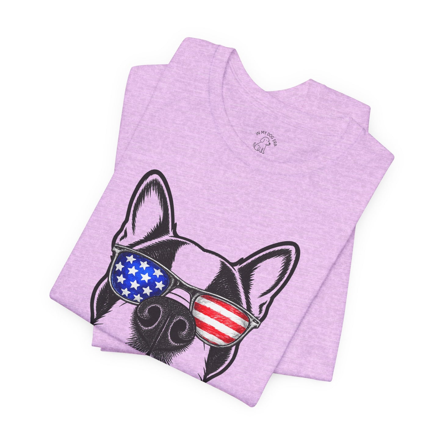 Red, White & BOOP Boston Terrier T-Shirt
