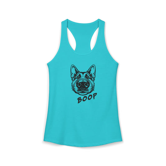 BOOP Classic - German Shepherd - Women's Racerback Tanktop