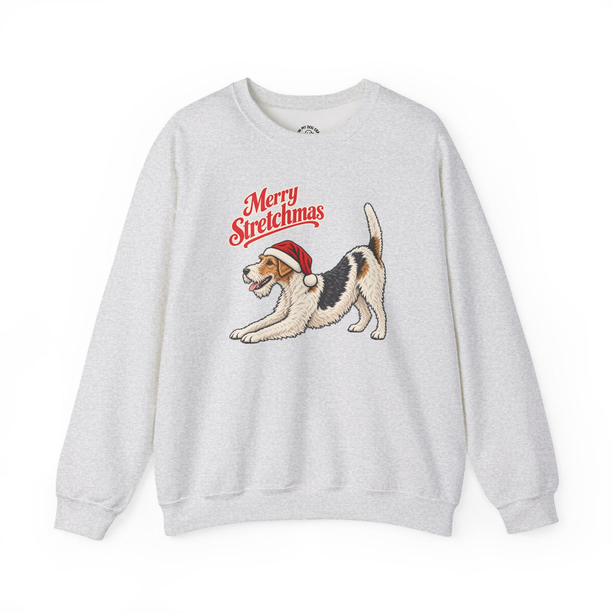 Wire Fox Terrier Christmas Sweatshirt | Merry Stretchmas