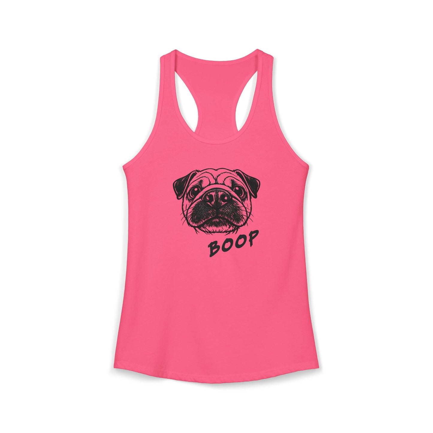 BOOP Classic - Pug - Women's Racerback Tanktop