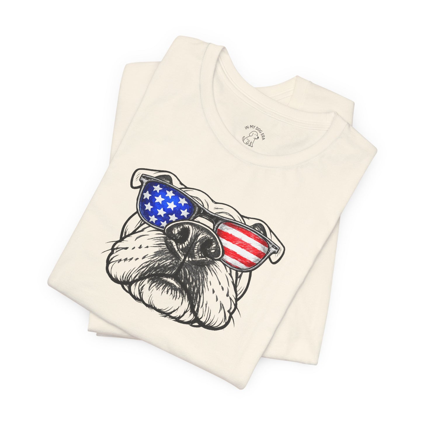 Red, White & BOOP English Bulldog T-Shirt