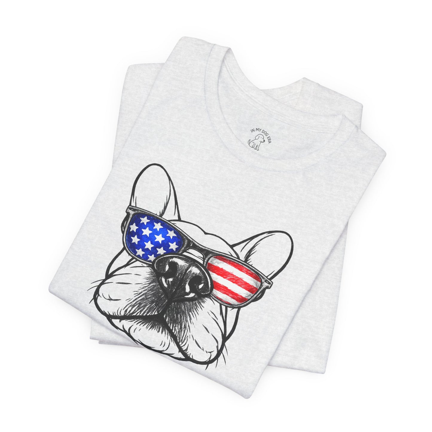 Red, White & BOOP French Bulldog T-Shirt
