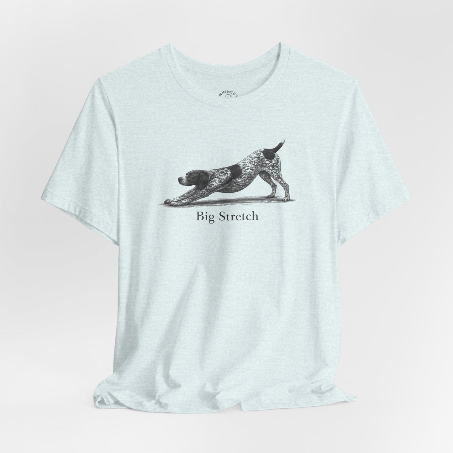 Big Stretch German Shorthaired Pointer (Docked Tail) T-Shirt