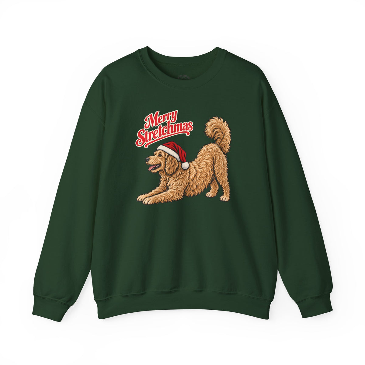 Goldendoodle Christmas Sweatshirt | Merry Stretchmas