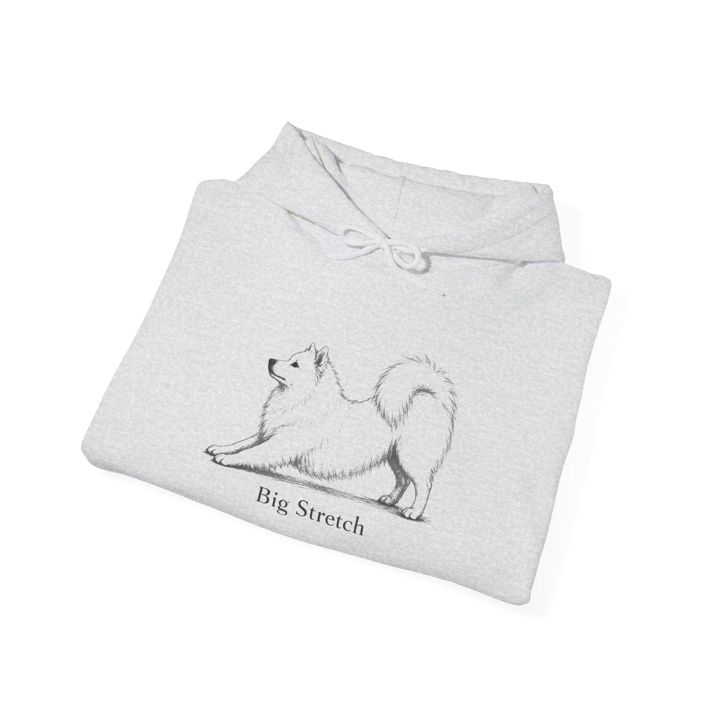 Big Stretch American Eskimo Dog - Hoodie